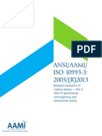 Ansi Aami Iso 10993-3-2003 R2013