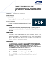 Informe de Incompatibilidad Obra Pucala Laserna