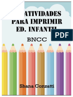 106 atividades para imprimir Educação Infantil BNCC - Shana Conzatti - Rita de Cassia Ofrante