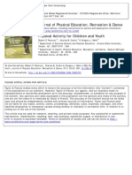 Journal of Physical Education, Recreation & Dance