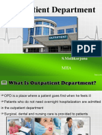 Out-Patient Department: S.Mallikarjuna MHA