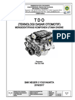 Job Sheet TDO 1 Mengidentifikasi Bagian Dan Komponen Engine