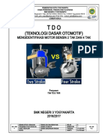 Job Sheet TDO 4 Mengidentifikasi Motor Bensin 2 Tak dan 4 Tak