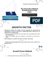 Segmen 2 Trip Generation - Growth Factor