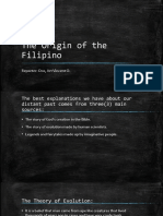 The Origin of the Filipino
