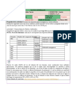 Actividad 2. Nomenclatura Quimica