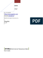 Applent At4532 32 Channel Temperature Meter User Manual