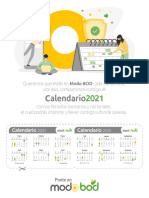 Calendar i Obod 2021
