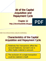 Audit of The Capital Acquisition and Repayment Cycle