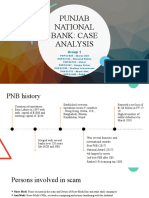 Punjab National Bank: Case Analysis: Group 1