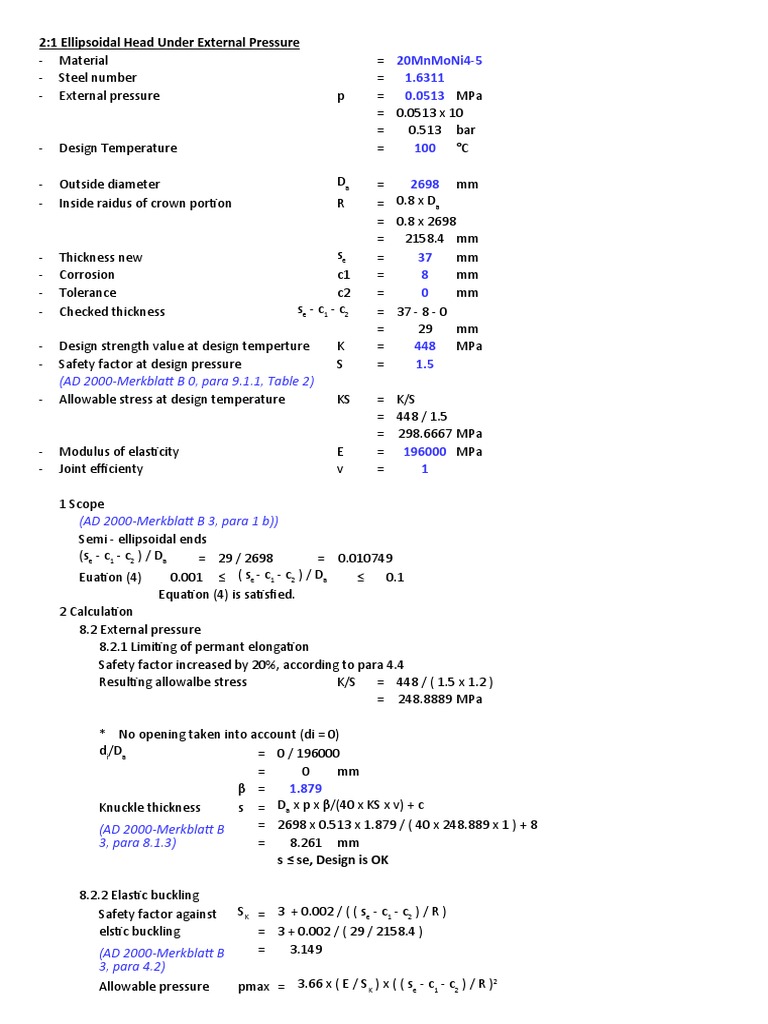 Ad 00 Head Under Extenal Pressure Young S Modulus Solid Mechanics