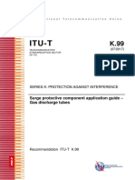Itu-T: Surge Protective Component Application Guide - Gas Discharge Tubes