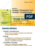 Strategic Management and Strategic Competitiveness