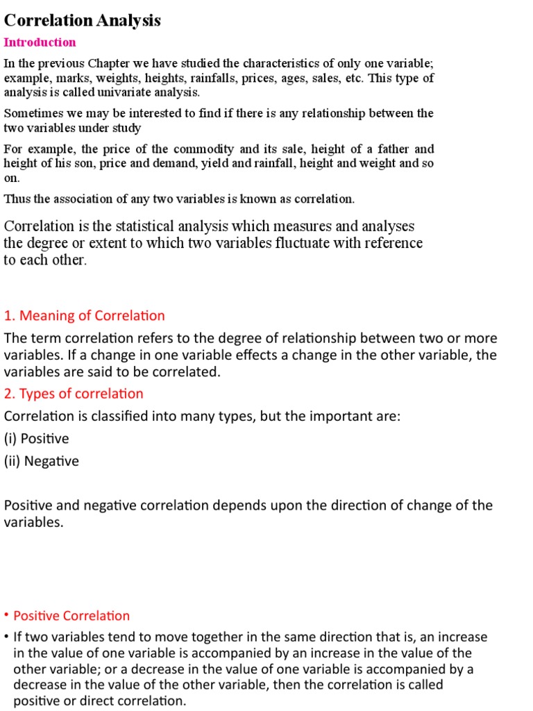 Correlation and Regression Analysis | PDF | Regression Analysis ...
