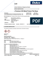 30H-Line Premium S/B Metal Protect Flat Base: Safety Data Sheet