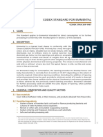 Codex Standard For Emmental: 1. Scope