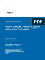 Construction Strength Analysis of Landing Craft Tank To Passenger Ship Using Finite Element Method