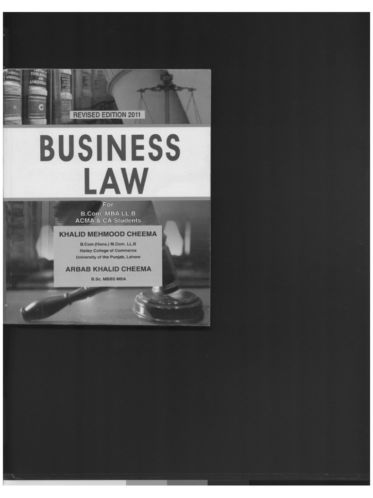 Business law by khalid mehmood cheema pdf download free