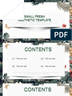 Small Fresh Aesthetic Template
