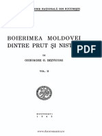 Boierimea Moldovei Dintre Prut 350i Nistru Volumul 2 Gheorghe Bezviconi Compress