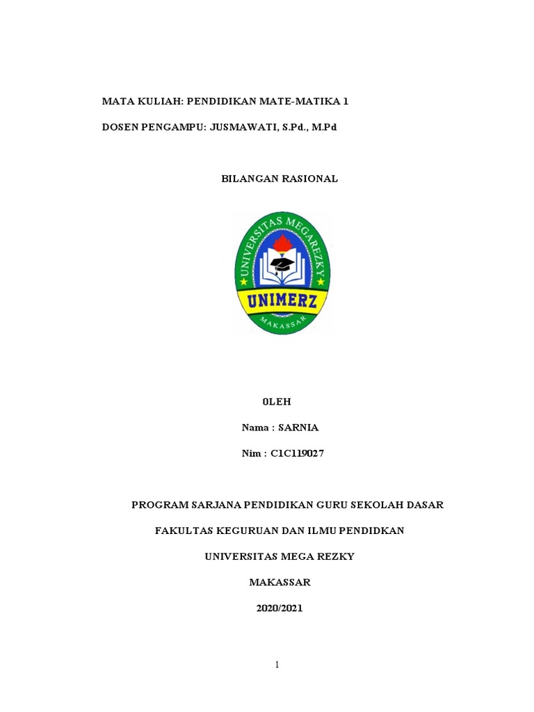 Panduan Bilangan Rasional | PDF