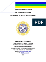 NEW-PANDUAN PENDIDIKAN S2 ILMU FARMASI FFUA - 2020 (Share)