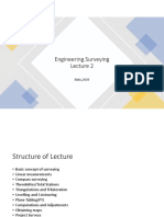 Engineering Surveying Lecture 2: Basic Concepts, Principles, and Classifications
