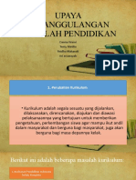 Upaya Penanggulangan Masalah Pendidikan