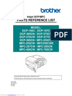 Parts Reference List