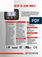 D-200 MK2 Lowest Cost Modular Genset Controller