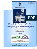 Training Package on Maintenance of Auxiliary Transformers