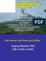 Oleh Adi Susilo, PHD (UGM, UGM, James Cook University) Geoscientist Universitas Brawijaya Malang