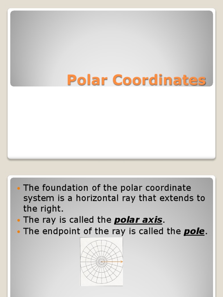 Polar To Rectangular and Vice-Versa | PDF | Coordinate System | Line ...