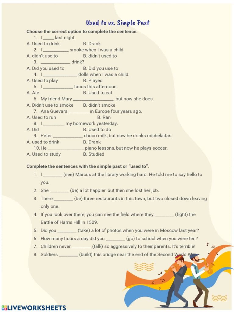 I USE TO OR I USED TO visual data 6