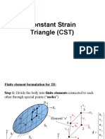 Constant Strain Triangle (CST)