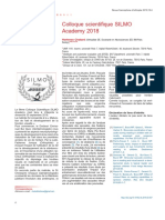 Revue Francophone D'orthoptie Volume 12 Issue 1 2019 (Doi 10.1016 - J.rfo.2019.02.007) - Colloque Scientifique SILMO Academy 2018