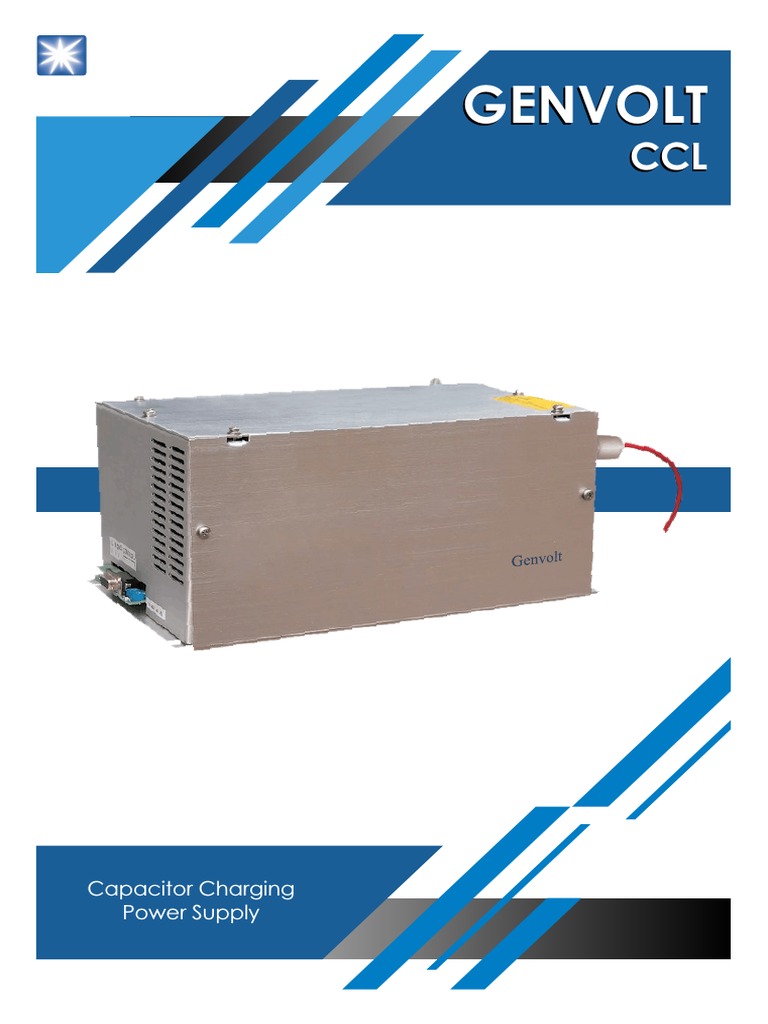 Genvolt High Voltage Power Supply | PDF | Power Supply | Capacitor