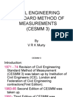 Civil Engineering Standard Method of Measurements