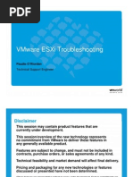 Troubleshooting ESXi