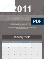 2011 Calendar