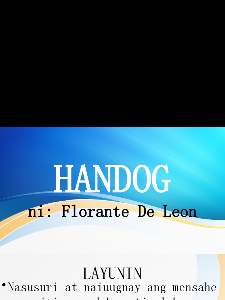 HANDOG | PDF