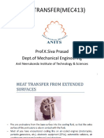 Heat Transfer (Mec413) : Prof.K.Siva Prasad Dept - of Mechanical Engineering