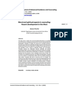 Moral and Spiritual Aspects in Counseling: Recent Development in The West