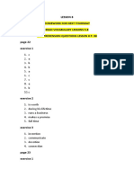 Lesson 8 Homework For Next Thursday Read Vocabulary Lessons 5-8 Comprehension Questions Lesson 8 P. 98 Exercise 1