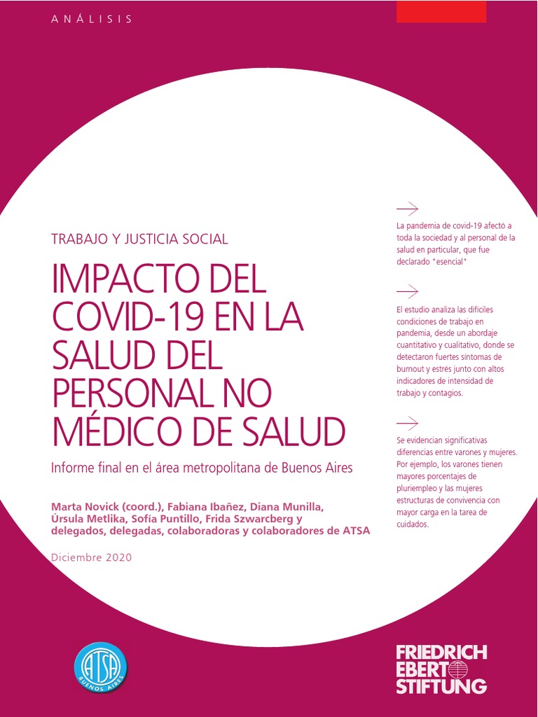 Impacto del COVID-19 en el personal de salud | PDF | Hospital | Influenza
