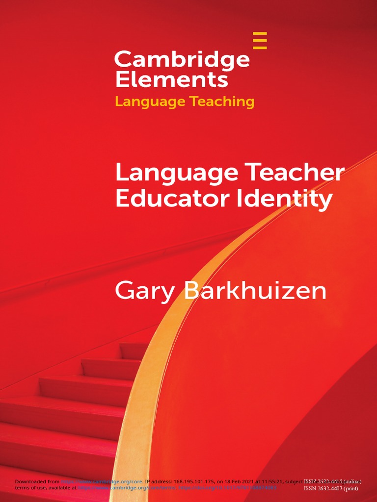 Language Teacher Educator Identity Pdf Teacher Education Teachers