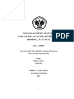 Download Pengelolaan Surat Menyurat Pada Sub Bagian Umum Badan Pengawas Provinsi Jawa Tengah by adee13 SN49527487 doc pdf