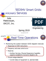 EE379K/EE394V Smart Grids: Ancillary Services