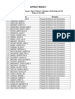 Afpsat Result H1id Pa 28 Nov-01 Dec 2020