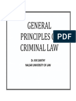 General Principles of Criminal Law